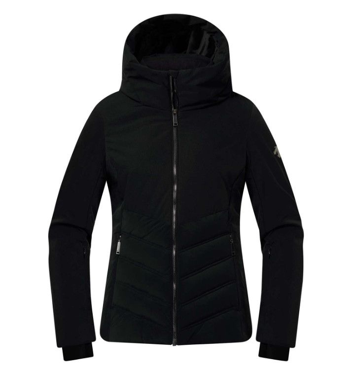 DESCENTE Fine Tech Paff Jacket Womens, Color: Black, Size: 4
