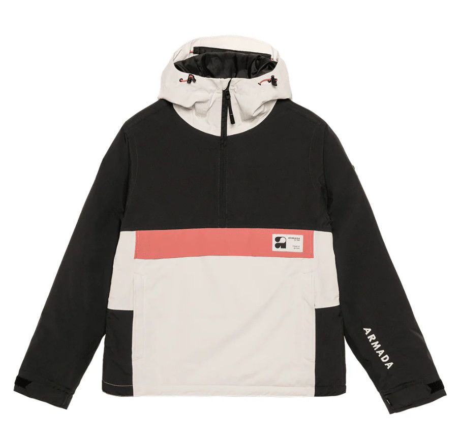 ARMADA Rosalie 2L Insulated Anorak, Color: Black Cream, Size: XS