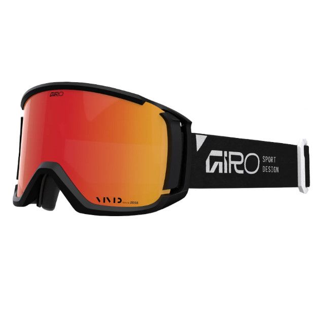 GIRO Revolt, Frame Colour: Black Stacked, Lens Colour: Vivid Ember/Clear