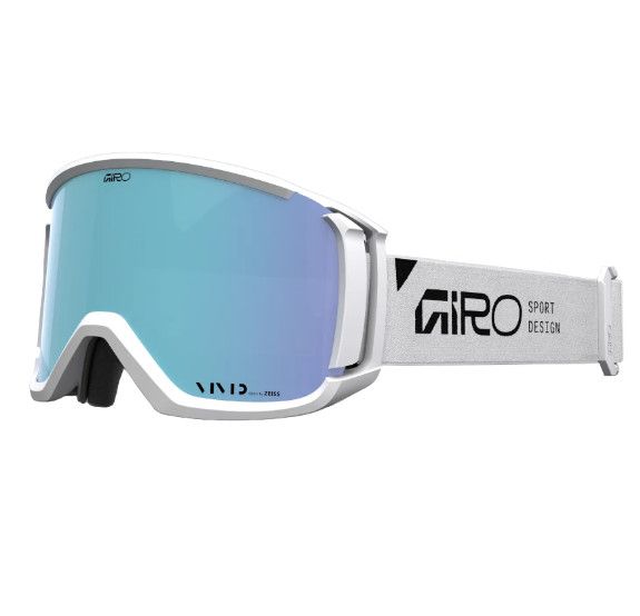 GIRO Revolt, Frame Colour: White Stacked, Lens Colour: Vivid Royal/Clear
