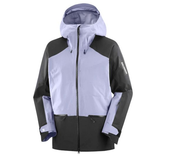 SALOMON Absolute 3L Jacket Mens, Color: Blue Granite/Deep Black, Size: MD