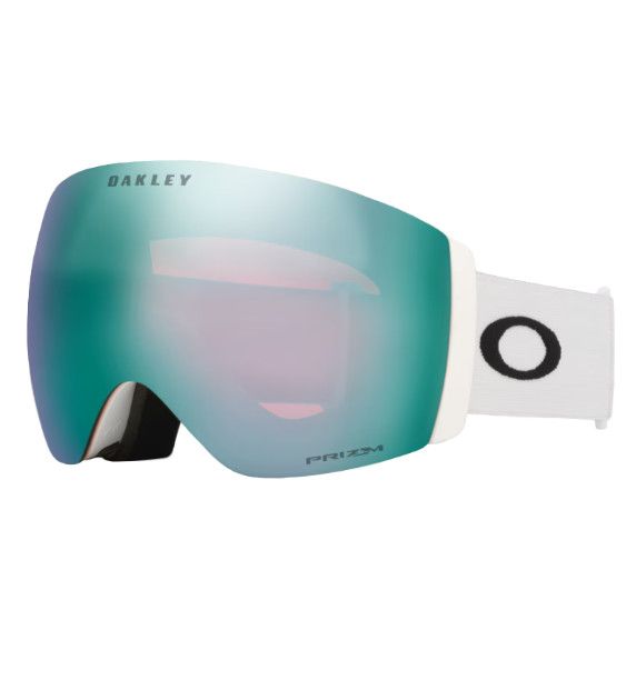 OAKLEY Flight Deck Pro L, Frame Colour: Matte White, Lens Colour: Prizm Sapphire + Prizm Iced