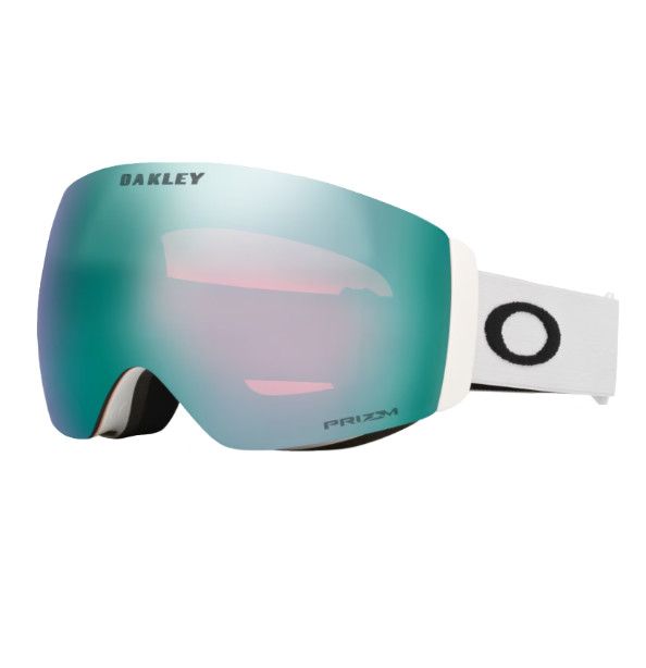 OAKLEY Flight Deck Pro M, Frame Colour: Matte White, Lens Colour: Prizm Sapphire + Prizm Iced
