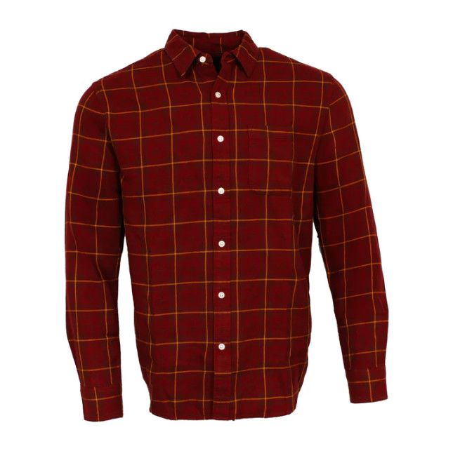 JACK &amp; SAGE First Chair Flannel, Color: Red, Size: SM