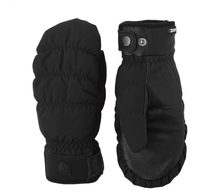 HESTRA Luomi Czone Mitt Womens, Color: Black, Size: 9