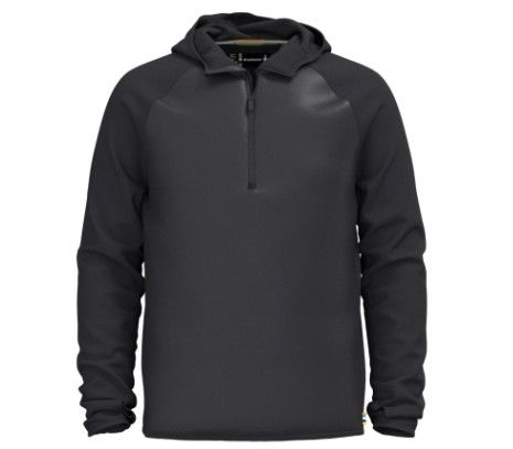 SMARTWOOL Smartloft 1/2 Zip Hoodie Mens, Color: Black, Size: LG