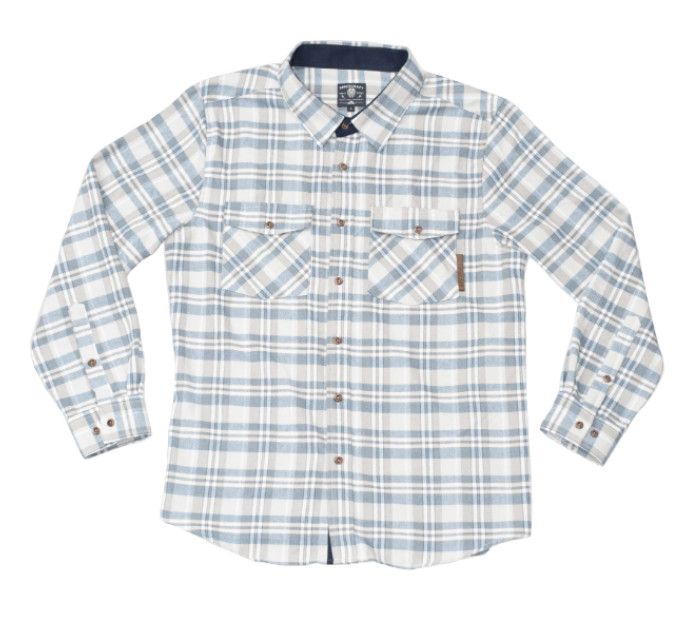 SPACECRAFT Broderbund Flannel, Color: Cloud, Size: MD