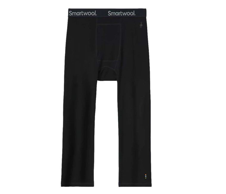 SMARTWOOL Classic Thermal Merino Base Layer 3/4 Bottom Mens Boxed, Color: Black, Size: MD