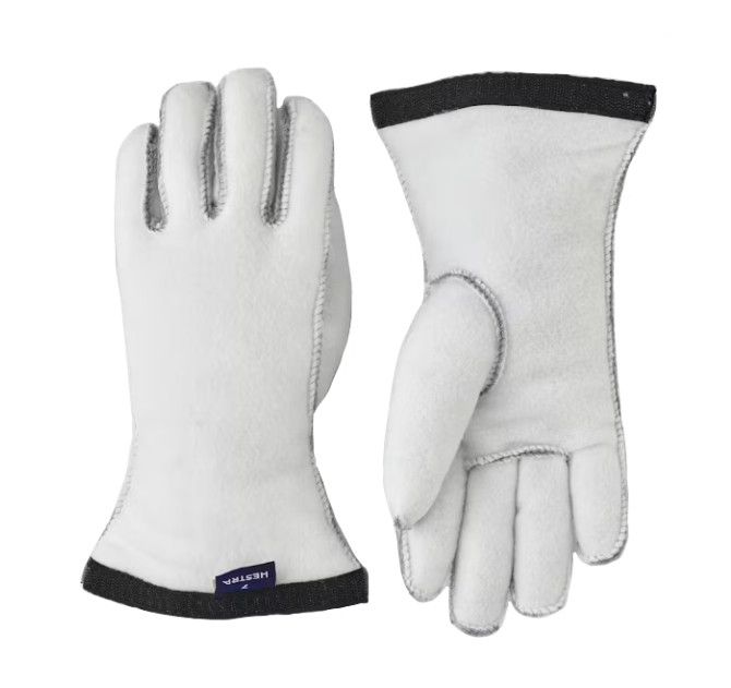 HESTRA Heli Ski Liner, Color: White, Size: 7