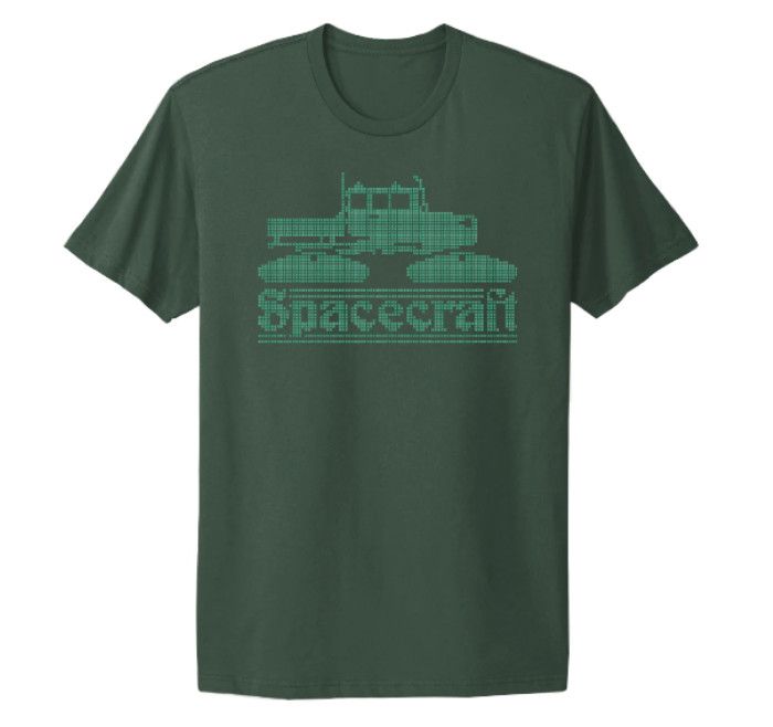 SPACECRAFT LCD Tee, Color: Pine, Size: SM