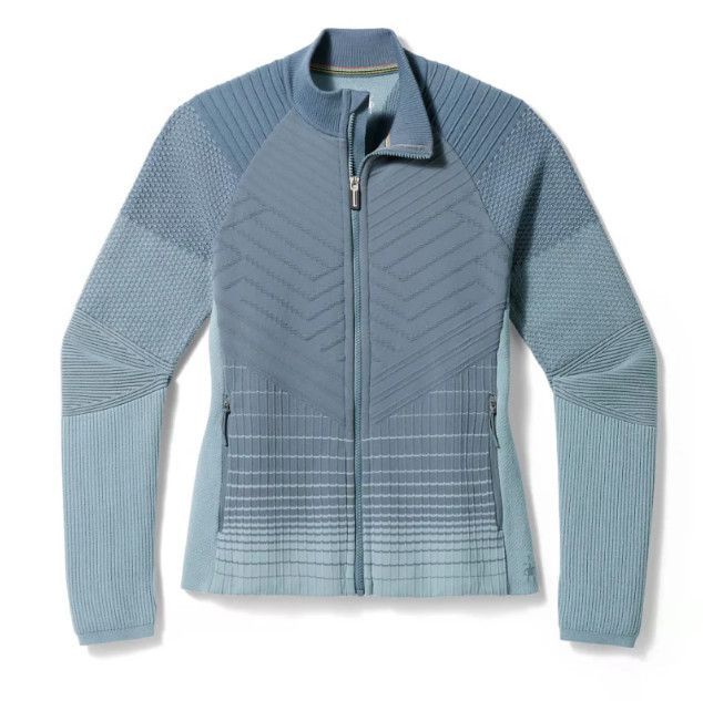 SMARTWOOL Intraknit Merino Insulated Jacket Womens, Color: Pewter Blue, Size: SM