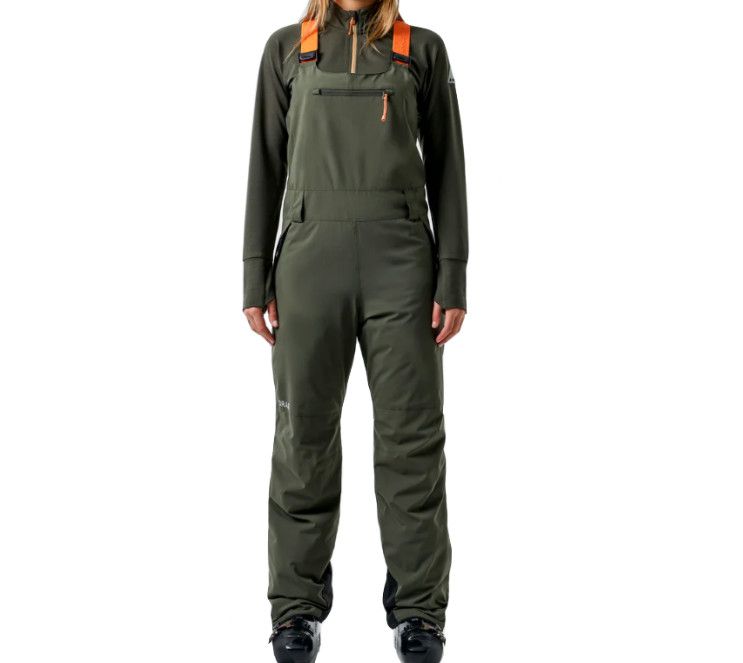 ORAGE Ridge Insulated Bib Womens, Color: Boreal, Size: LG