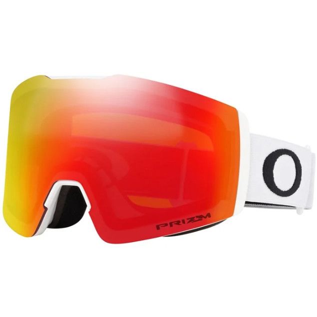 OAKLEY Fall Line M, Frame Colour: Matte White, Lens Colour: Prism Torch