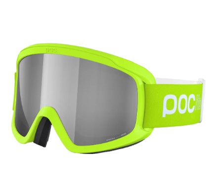 POC Pocito Opsin Youth, Frame Colour: Fluorescent Yellow, Lens Colour: Green/Clarity