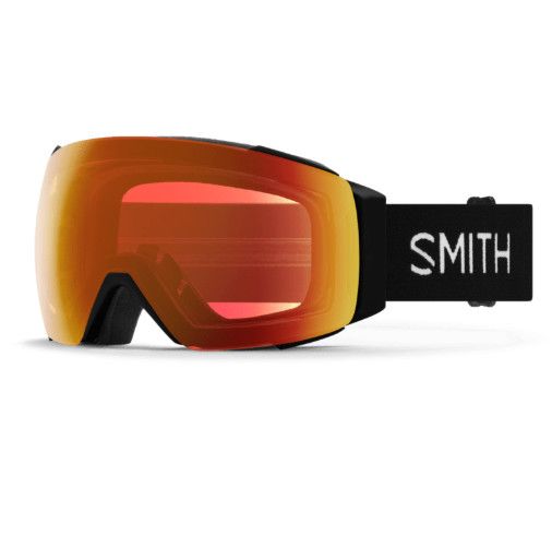 SMITH IO Mag, Frame Colour: Black, Lens Colour: Chromapop Everyday Red Mirror