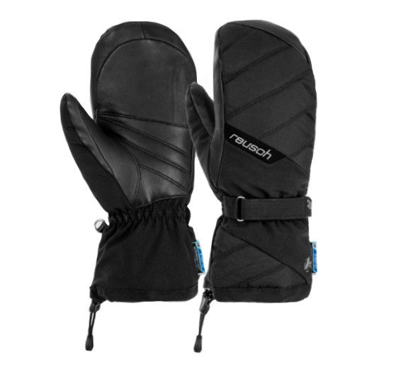 REUSCH Sonja R-TEX XT Mitten, Color: Black/Silver, Size: 8.5