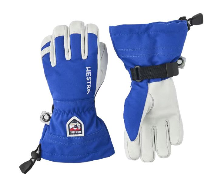 HESTRA Heli Ski Jr, Color: Royal Blue, Size: 4