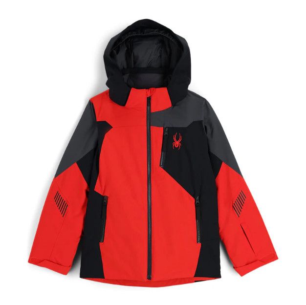 SPYDER Leader Jacket Youth, Color: Volcano, Size: 12