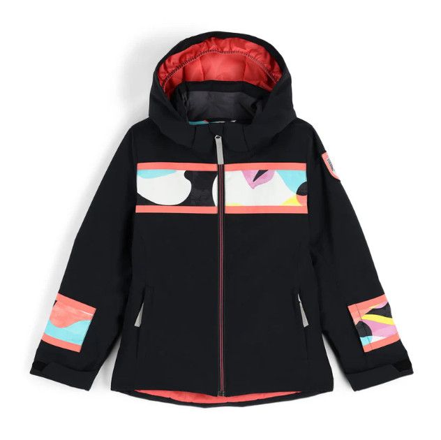 SPYDER Mila Jacket Girls, Color: Black, Size: 14