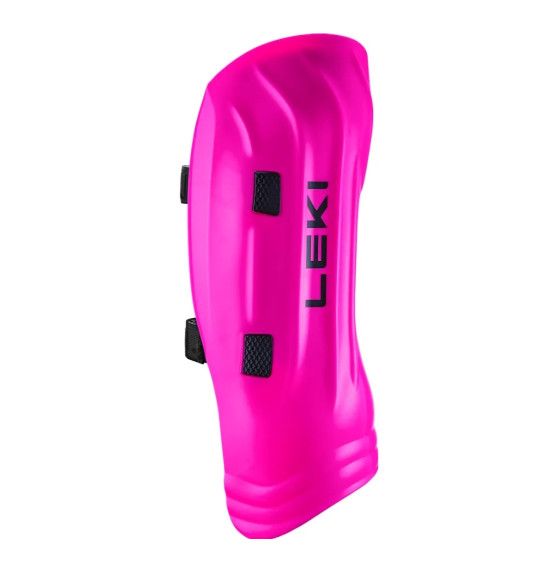 LEKI Shin Guard WC Pro (1 Pair), Size: Neon Pink