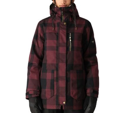 686 Spirit Jacket Womens, Color: Sassafras Plaid, Size: SM