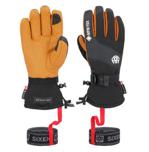 686 Gore-Tex Leather Linear Glove, Color: Natural, Size: MD