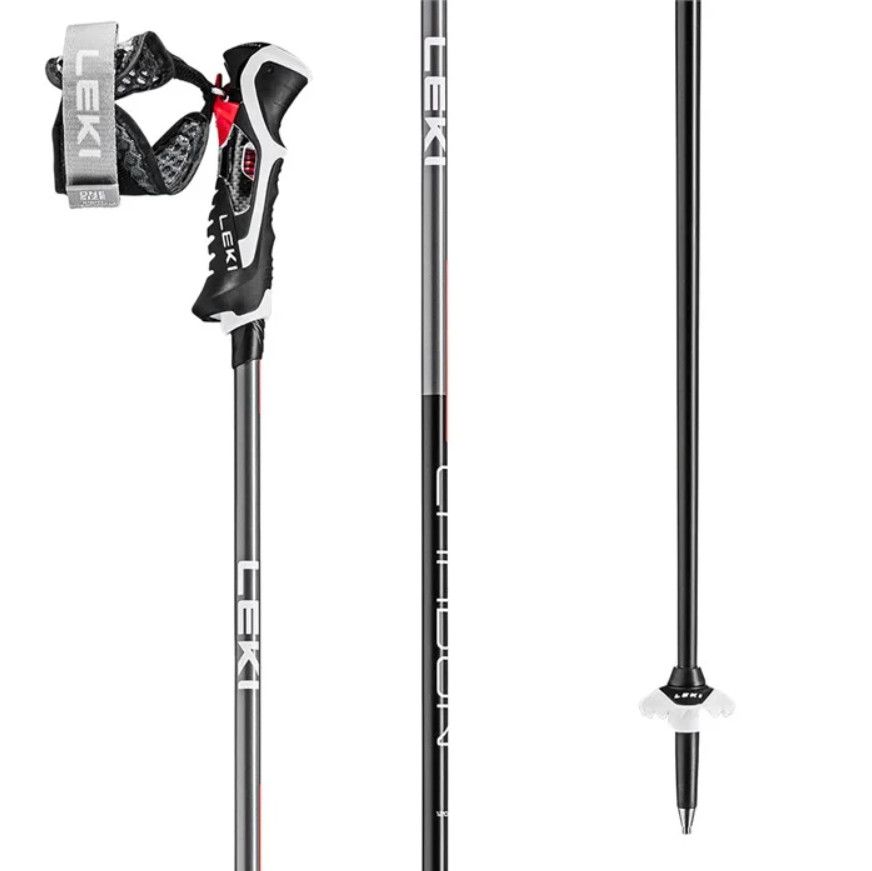 LEKI Carbon 14 3D, Colour: Black/Red, Length (cm): 125