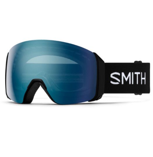 SMITH 4D Mag XL, Frame Colour: Black, Lens Colour: Chromapop Everyday Blue Mirror