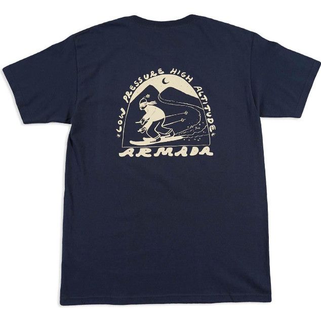ARMADA Blenny Pocket Tee, Color: Indigo, Size: MD
