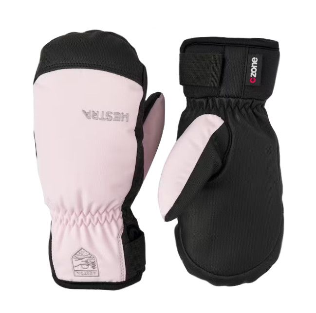 HESTRA Ferox Primaloft Mitt, Color: Pink, Size: 4