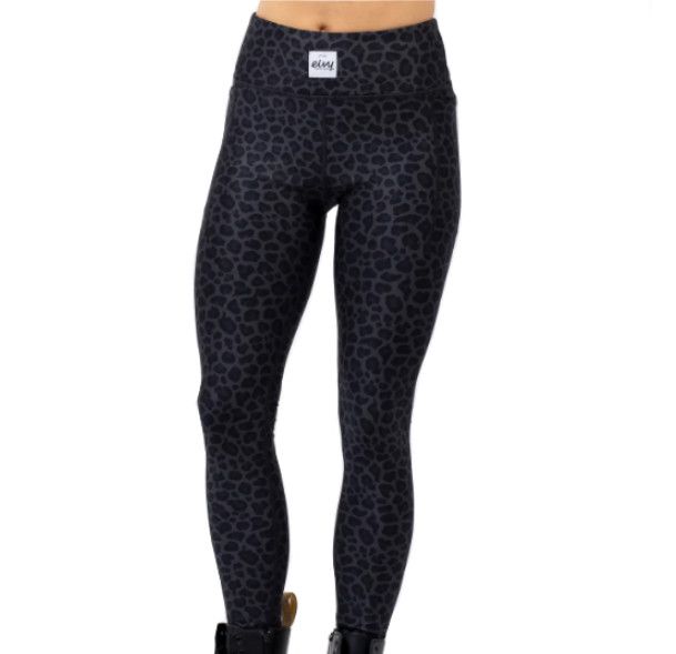 EIVY Pocket Tights, Color: Black Leopard, Size: SM