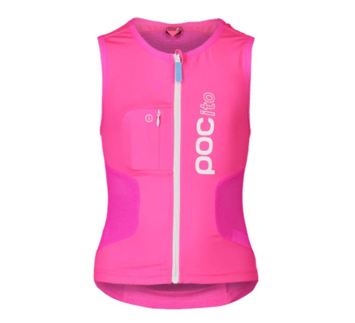 POC Pocito VPD Air Vest Youth, Color: Fluorescent Pink, Size: MD
