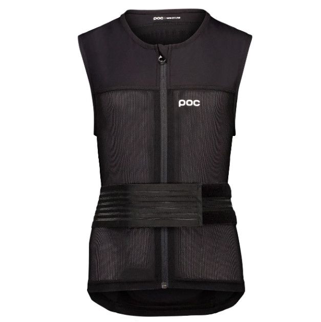 POC VPD Air Vest Youth, Color: Uranium Black, Size: MD