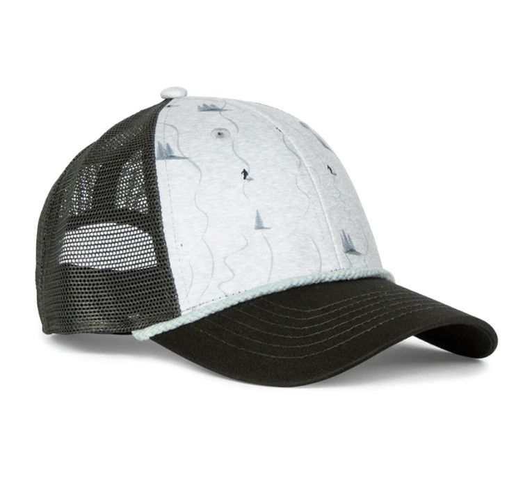 JACK &amp; SAGE Pow Day Trucker Cap Snow Grey