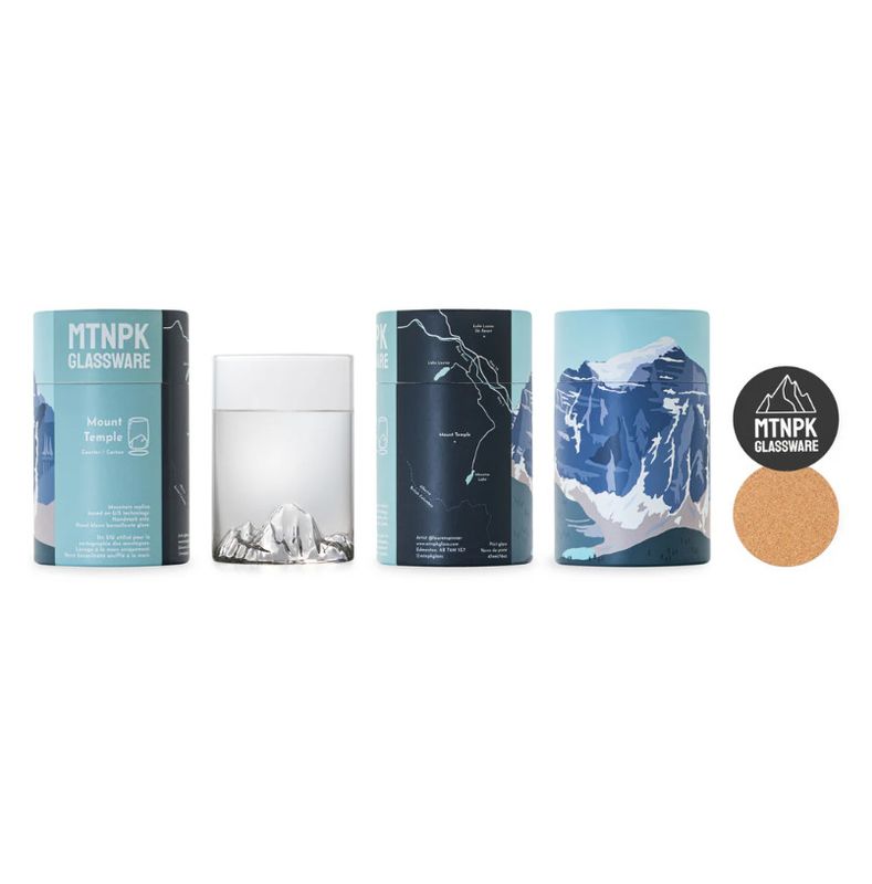 MOUNTAIN PEAK Mt. Temple Pint Glass