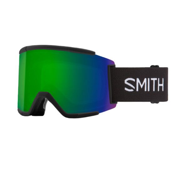 SMITH Squad XL, Frame Colour: Black, Lens Colour: Chromapop Sun Green Mirror
