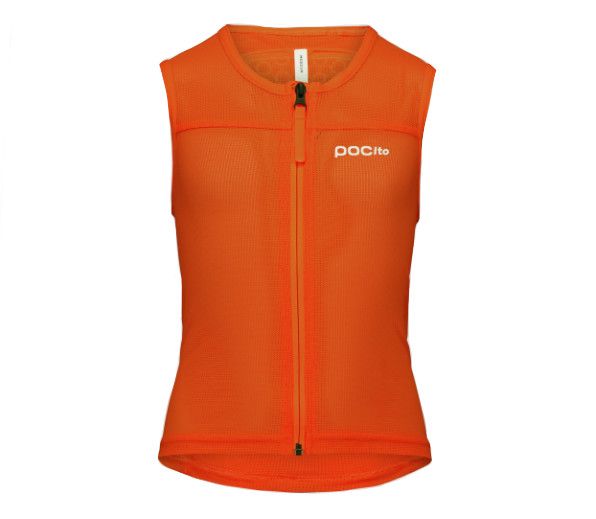 POC Pocito VPD Air Vest Youth, Color: Fluorescent Orange, Size: MD