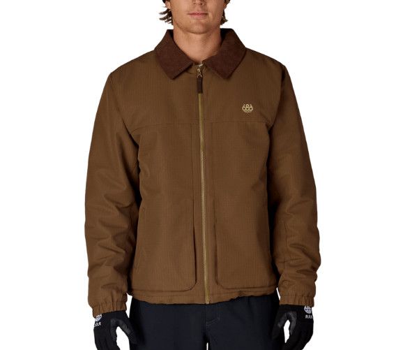 686 Camber Insulated Jacket Mens, Color: Dark Earth Ripstop, Size: MD