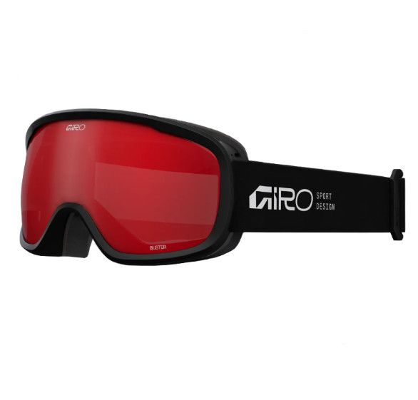 GIRO Buster, Frame Colour: Black Stacked, Lens Colour: Amber Scarlet