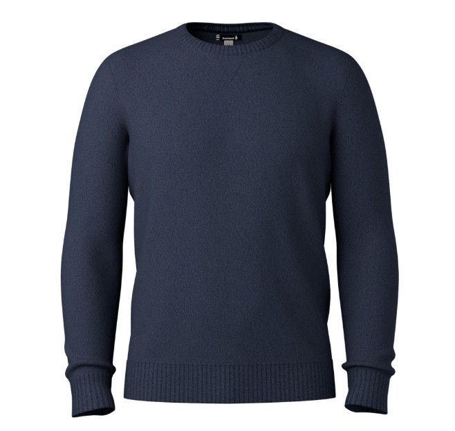 SMARTWOOL Sparwood Crew Sweater Mens, Color: Deep Navy, Size: MD