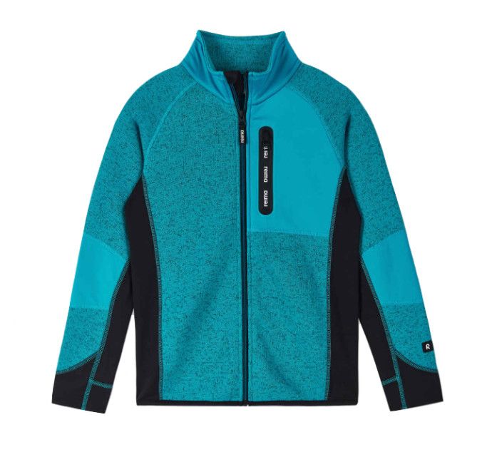 REIMA Liukuen Fleece Sweater, Color: Aquatic Blue, Size: 8Y
