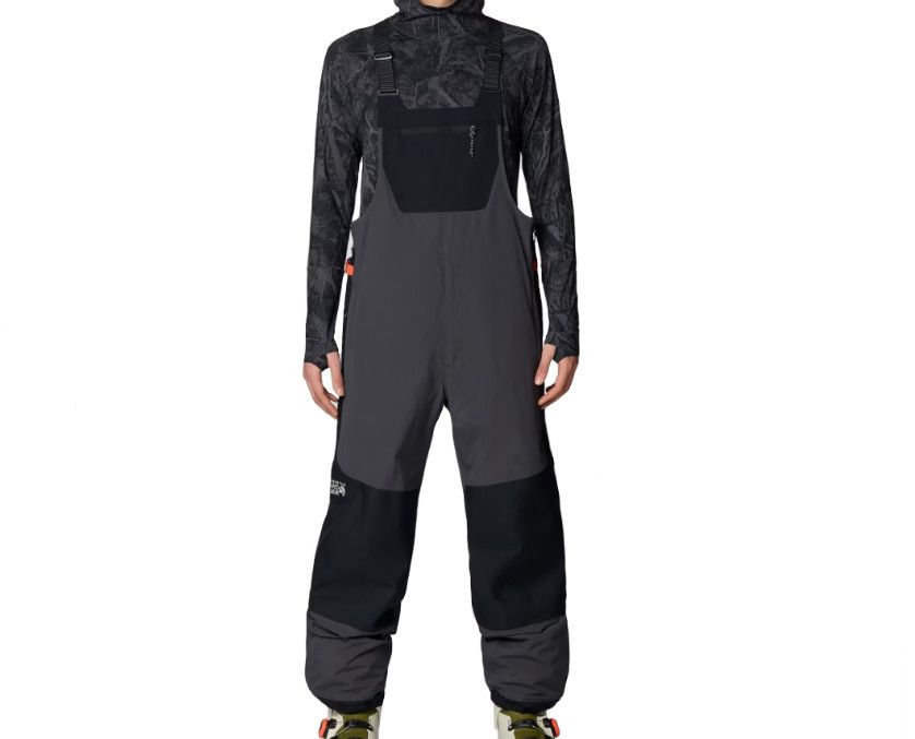 MOUNTAIN HARDWEAR Warp Factor Bib Mens, Color: Black, Size: MD/RG