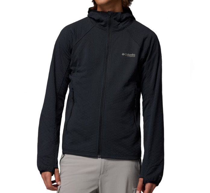 COLUMBIA Arctic Crest II Hooded Full Zip Mens, Color: Black, Size: SM