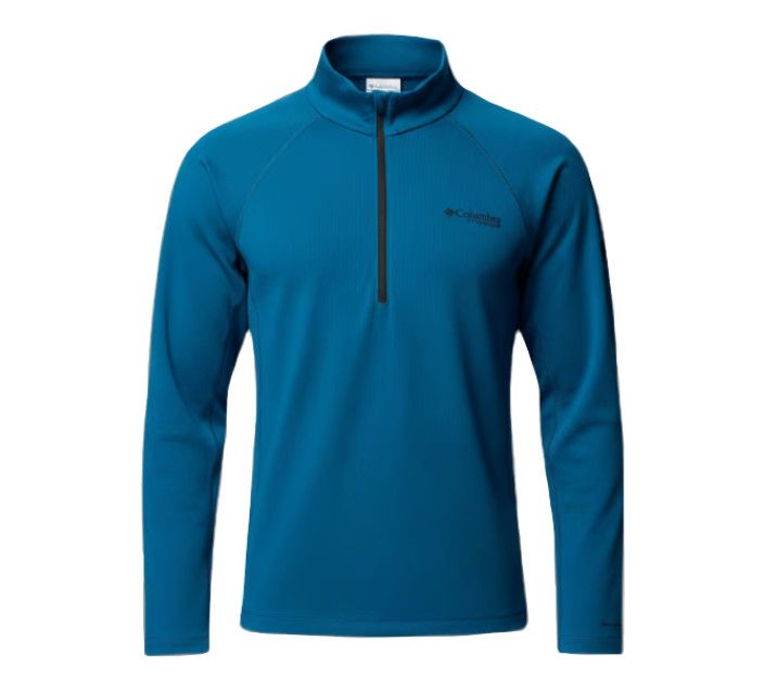 COLUMBIA DryVenture Half Zip Mens, Color: Phoenix Blue, Size: SM