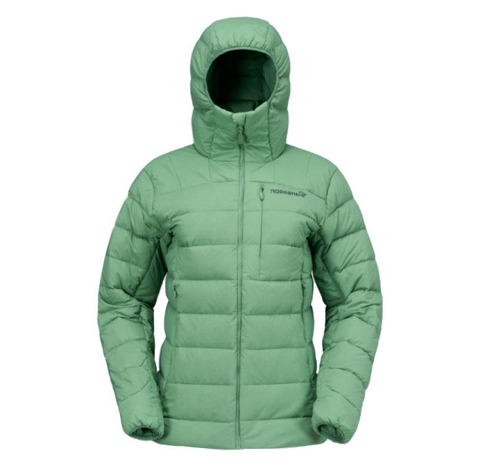 NORRONA Femund Down 700 Zip Hood Womens, Color: Dark Ivy, Size: SM