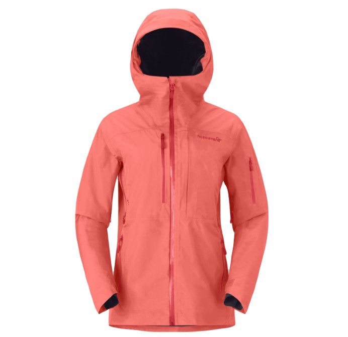 NORRONA Lofoten Gore-Tex Insulated Jacket Womens, Color: Deep Sea Coral, Size: SM