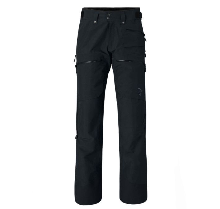 NORRONA Lofoten Gore-Tex Insulated Short Pant Mens, Color: Caviar Black, Size: MD