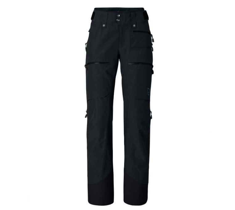 NORRONA Lofoten Gore-Tex Insulated Short Pant Womens, Color: Caviar Black, Size: SM