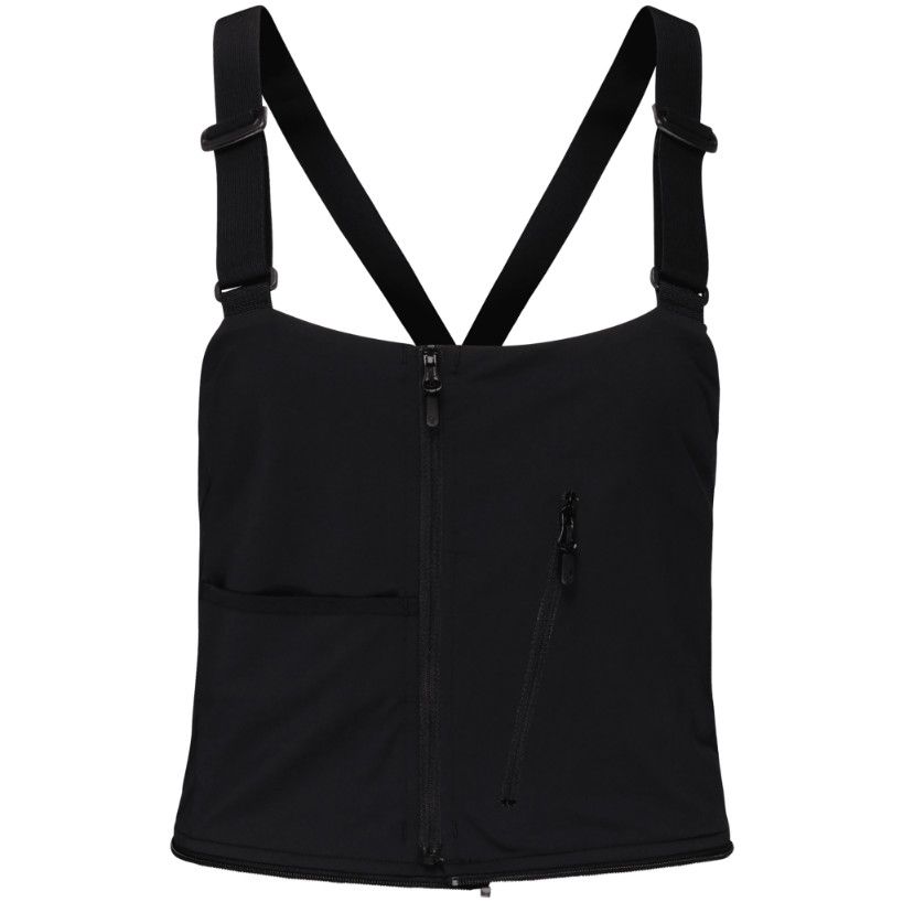 NORRONA Ski/Snowboard Zip-In Bib Womens, Color: Caviar Black, Size: SM