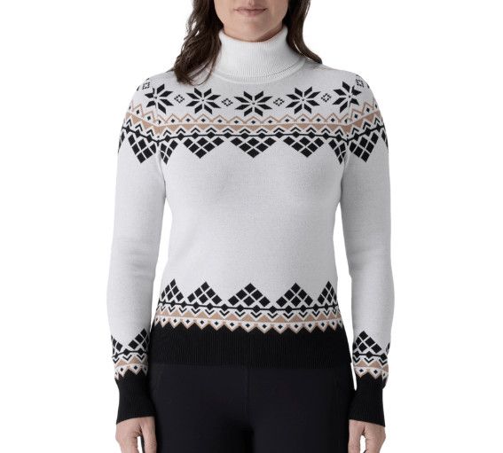 SPYDER Stellar Ski Sweater Womens, Color: White, Size: SM